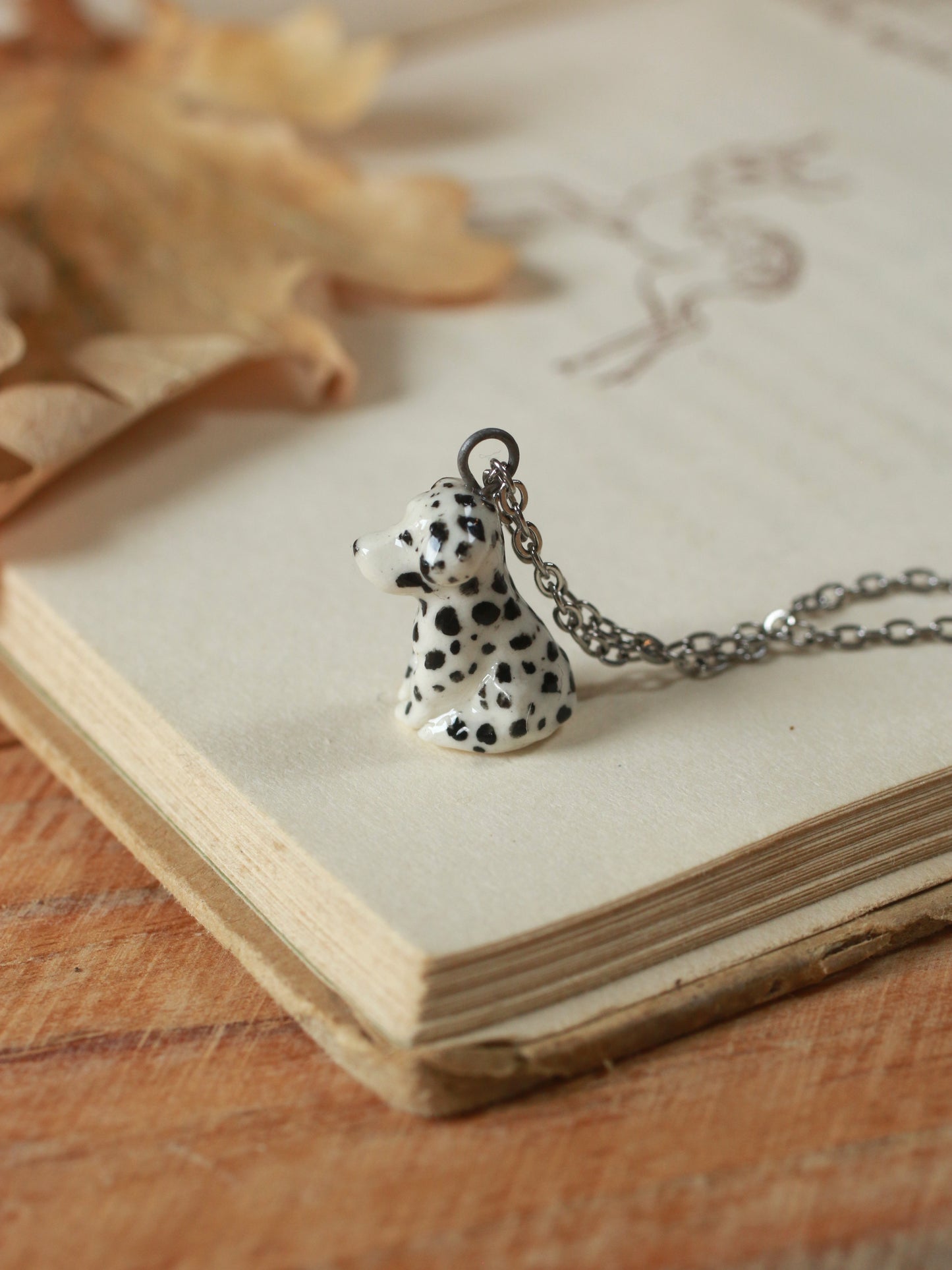 Dalmatian necklace