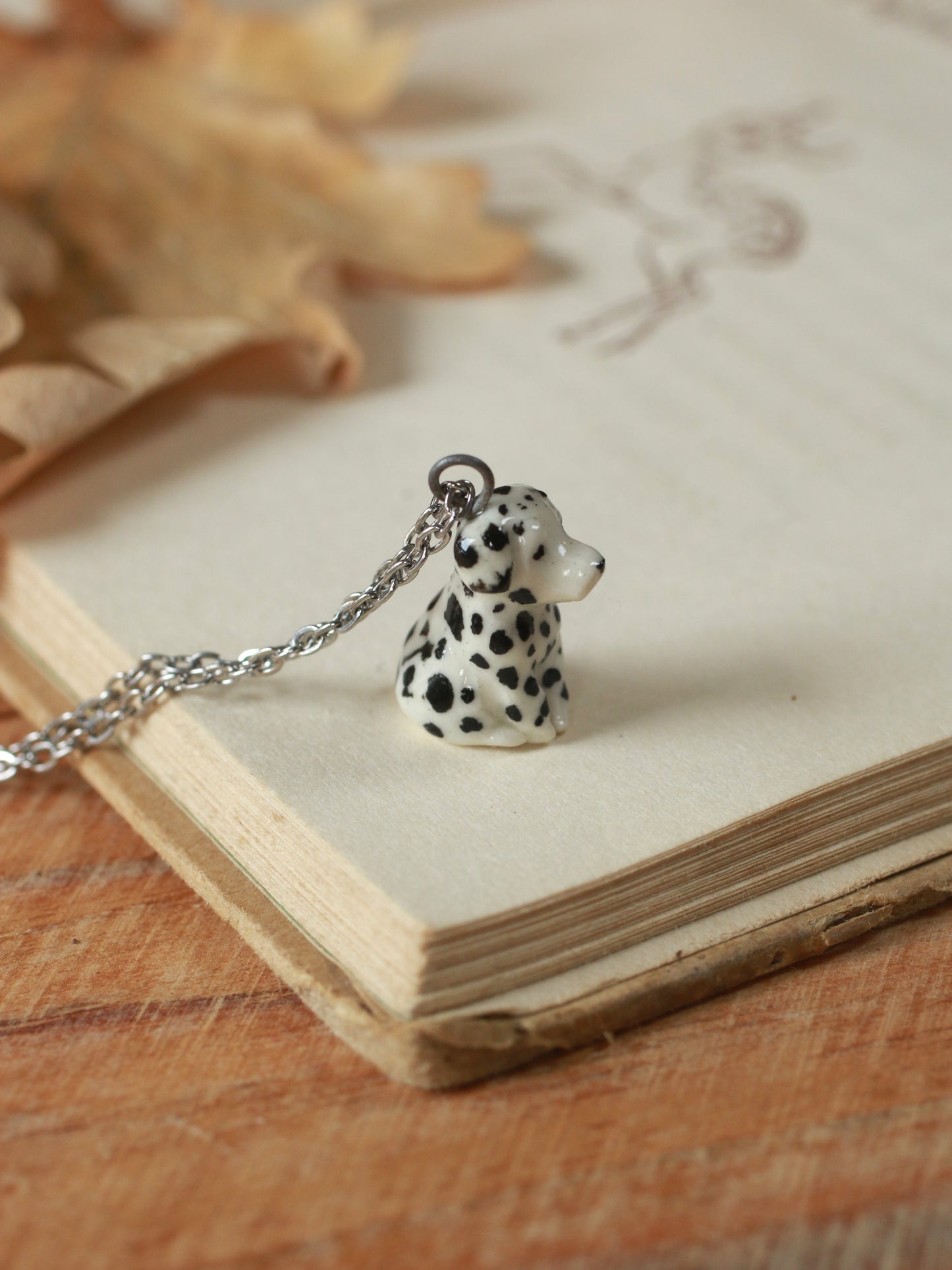 Dalmatian necklace