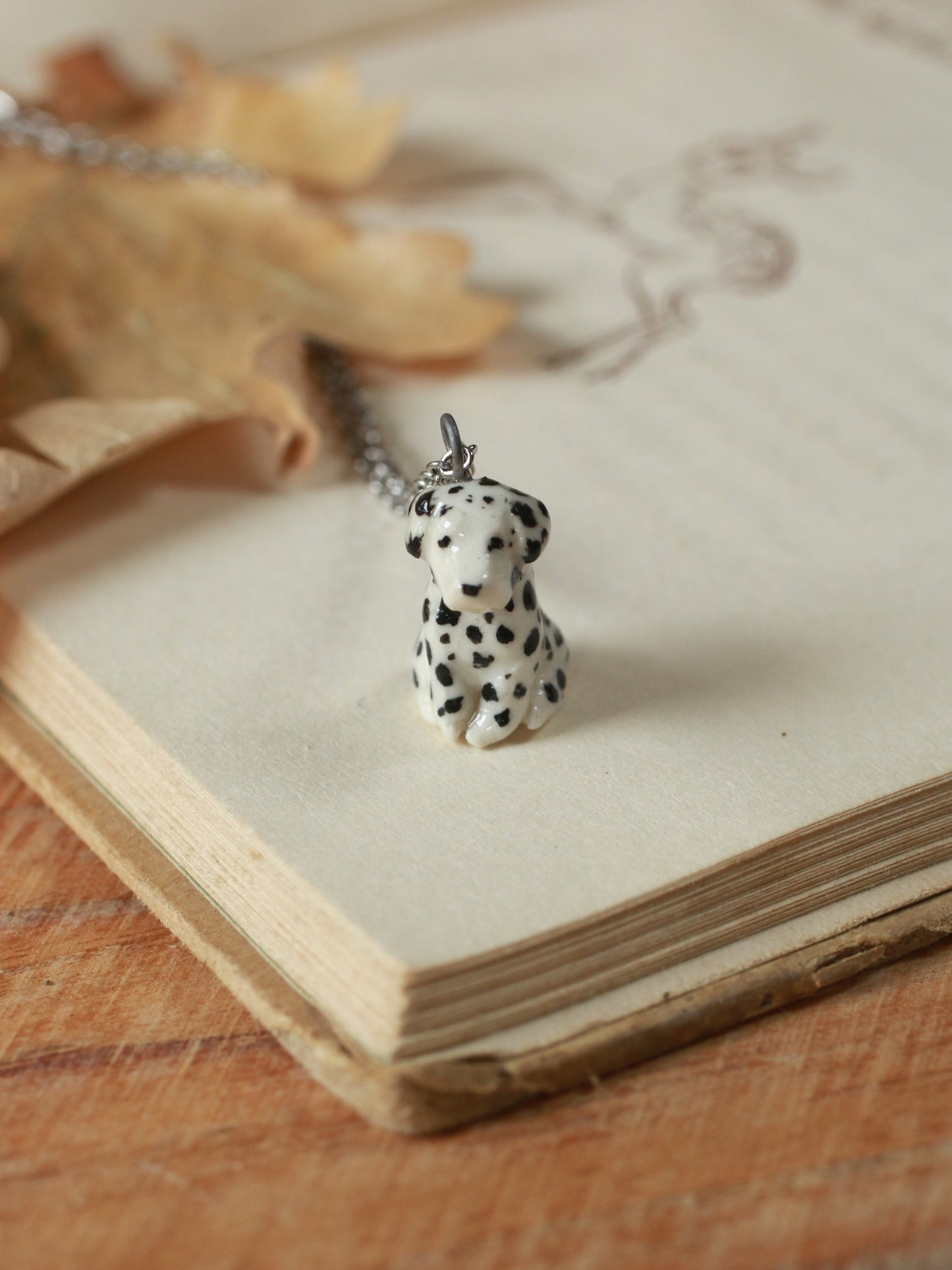 Dalmatian necklace