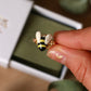 Bee ring - gold plated stainless steel wire ring