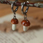 Mushroom earrings