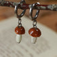 Mushroom earrings