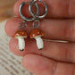 Mushroom earrings