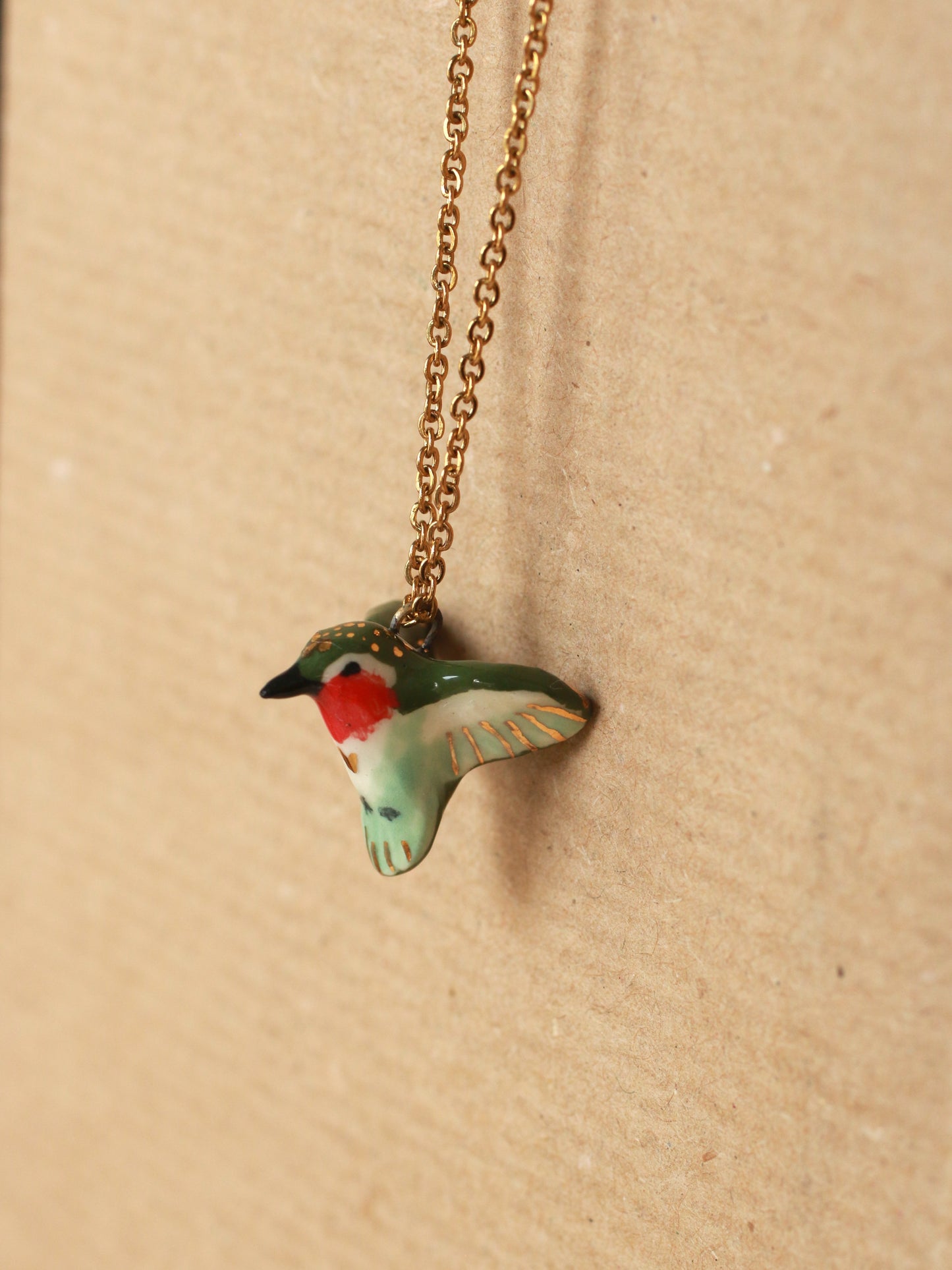 Hummingbird necklace