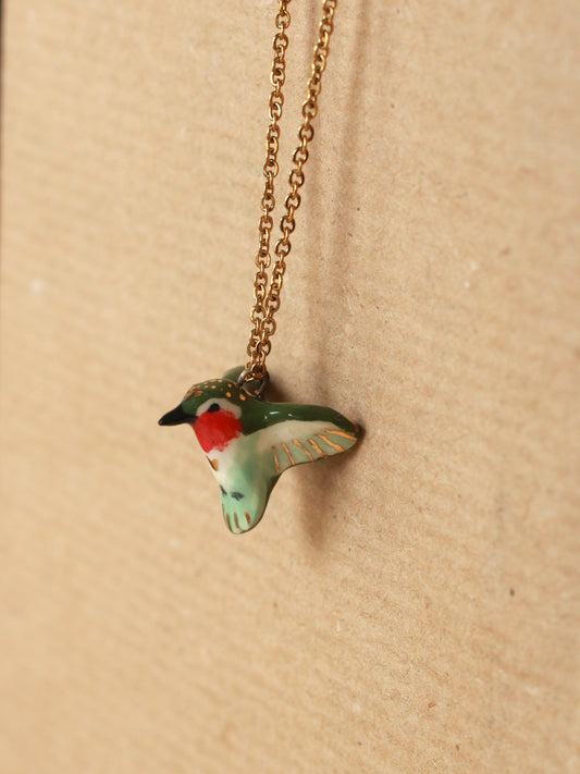 Hummingbird necklace