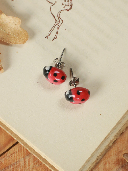 Ladybug earrings