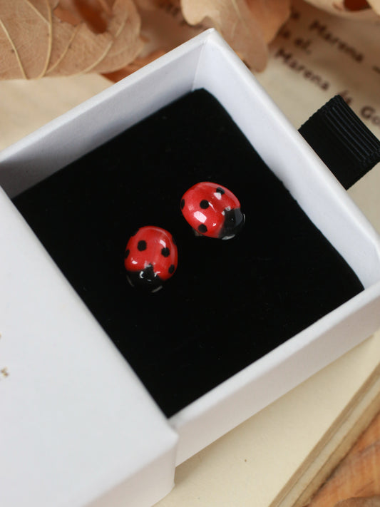 Ladybug earrings