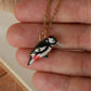 Woodpecker necklace