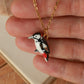 Woodpecker necklace