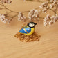 Great tit necklace - 22k gold details