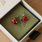 Ladybug earrings