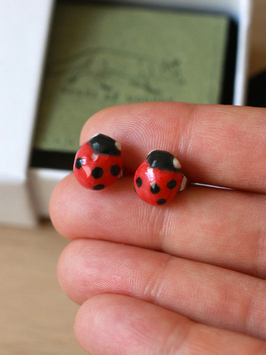 Ladybug earrings