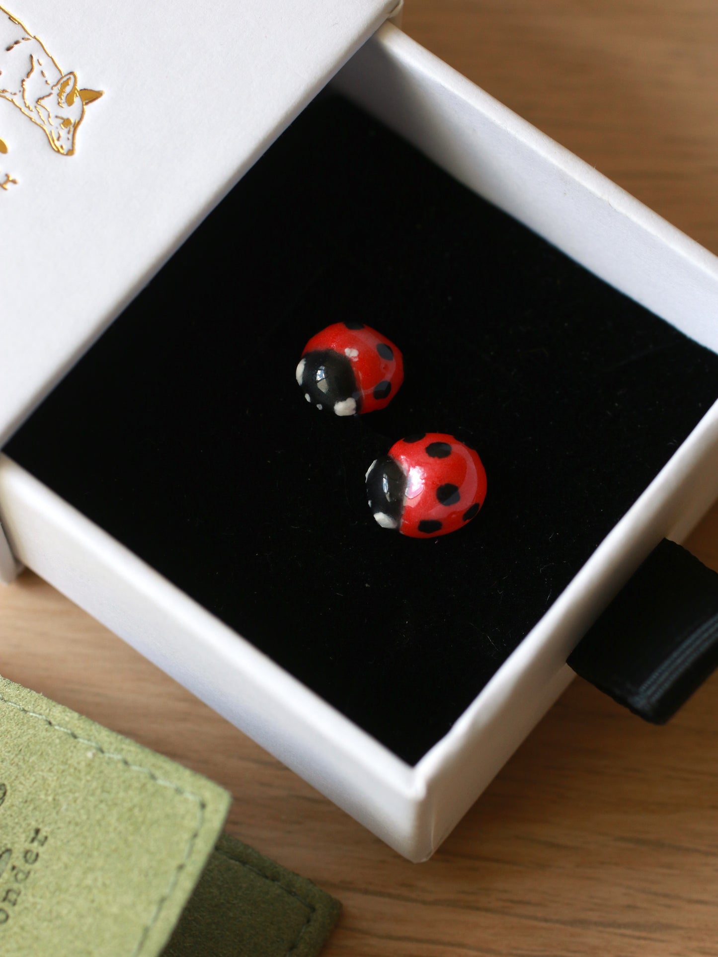 Ladybug earrings