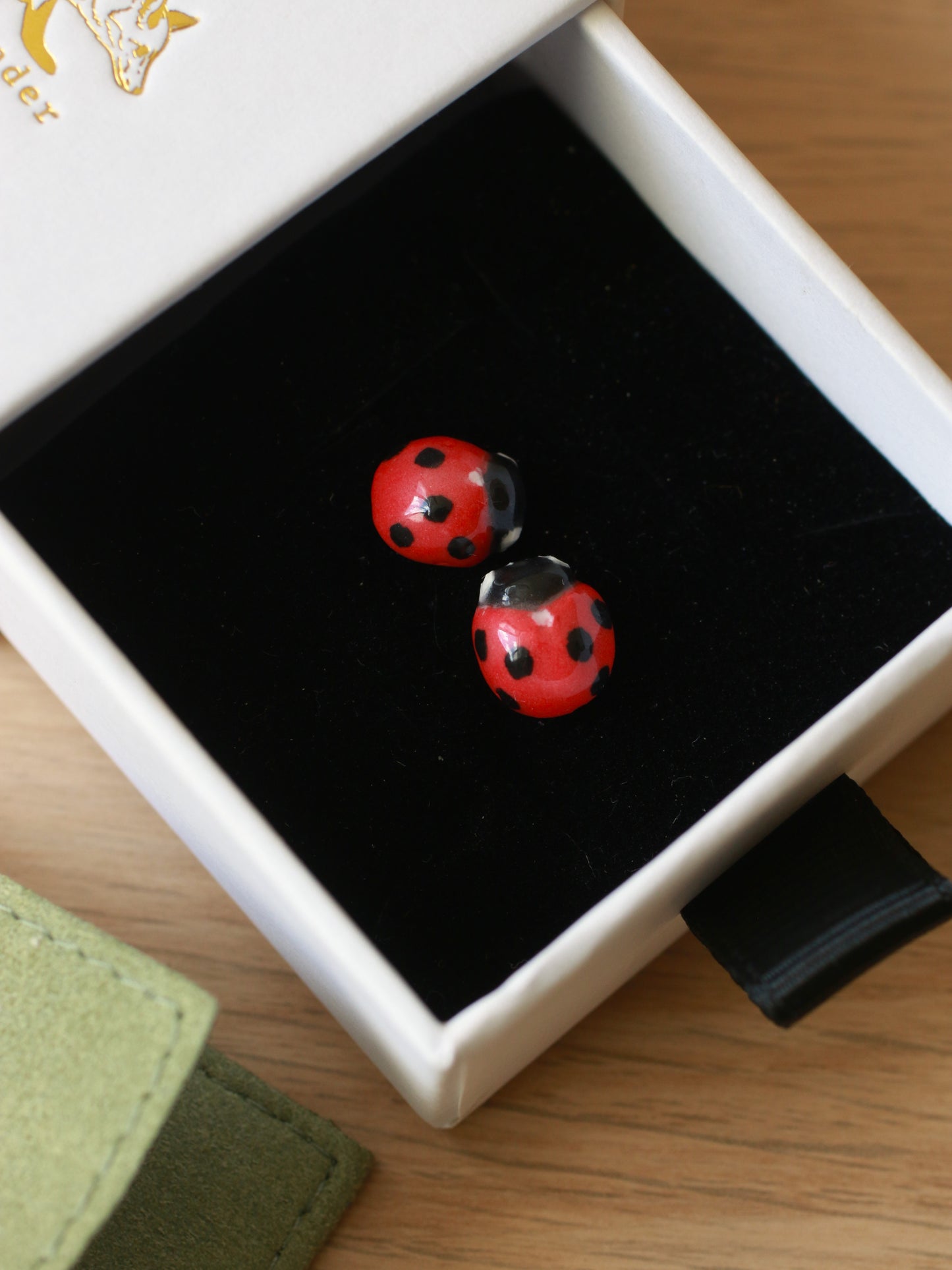 Ladybug earrings