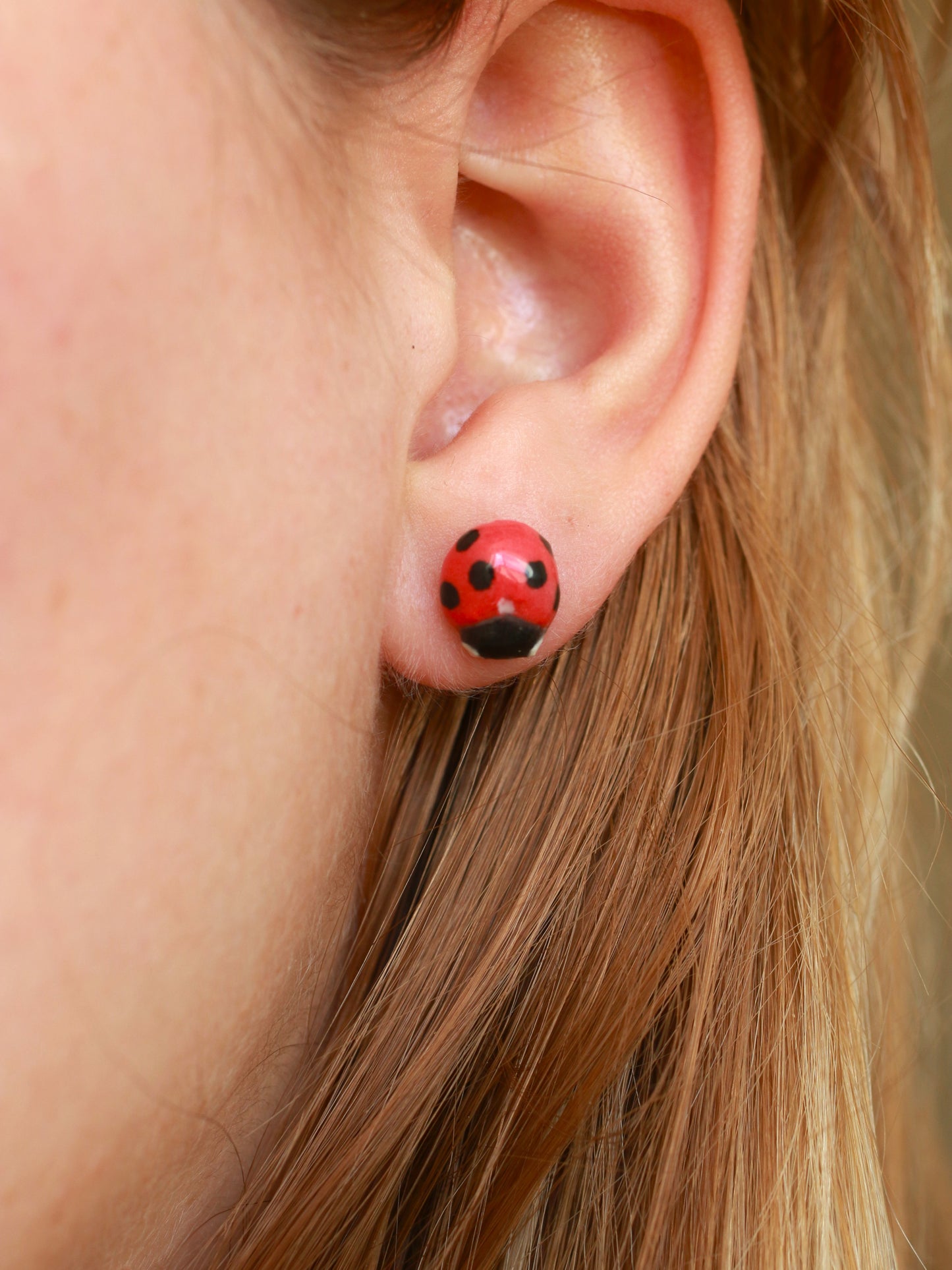 Ladybug earrings