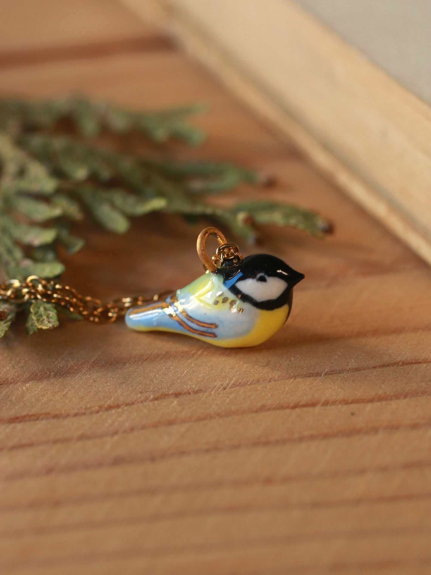 Great tit necklace