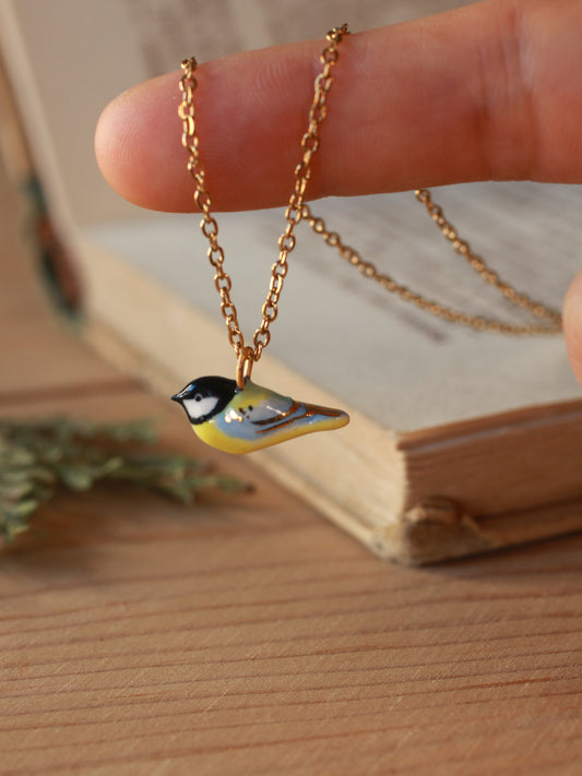Great tit necklace