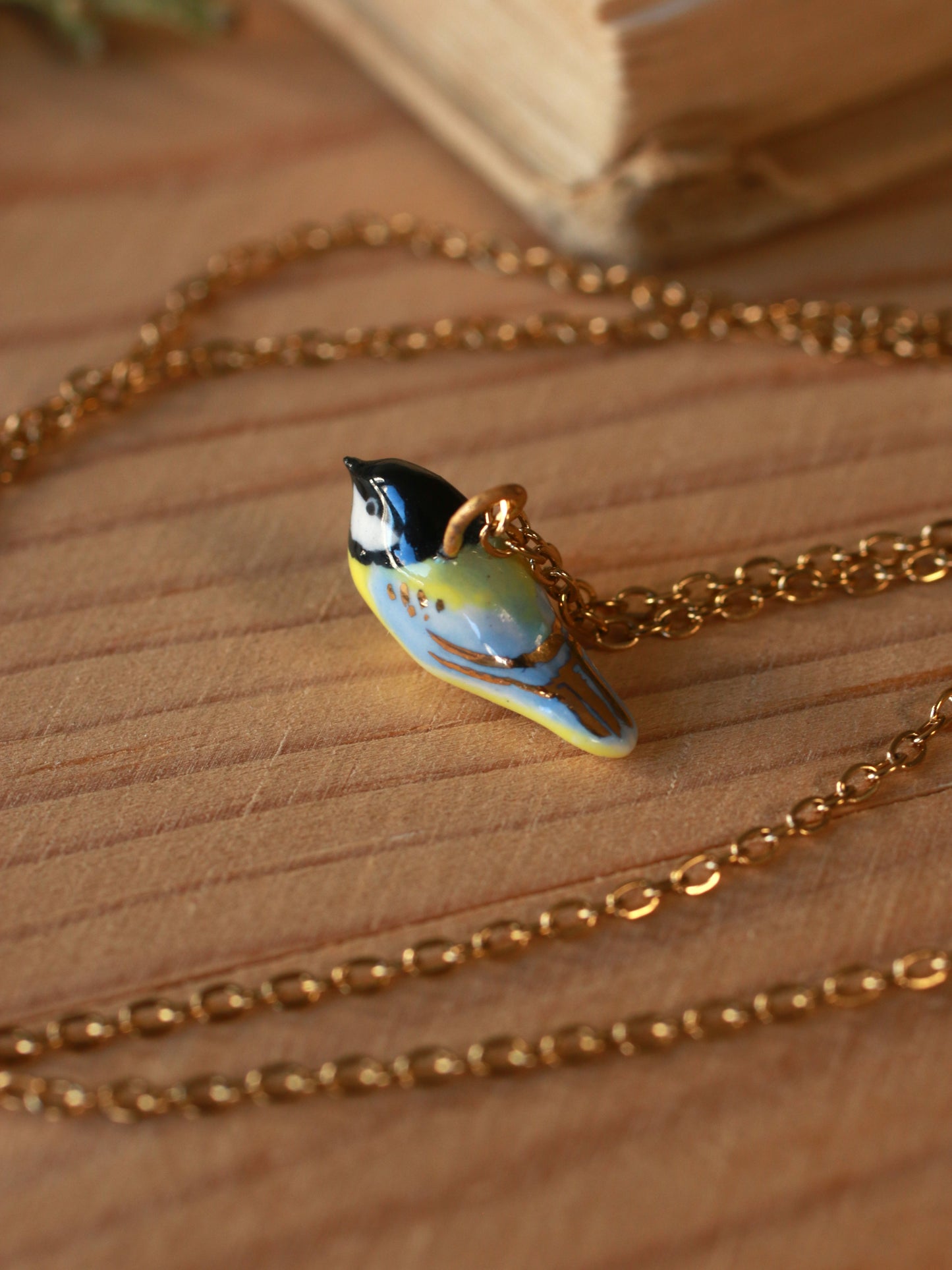 Great tit necklace