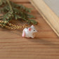 Tiny mouse necklace