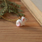 Tiny mouse necklace