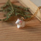 Tiny mouse necklace