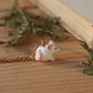 Tiny mouse necklace