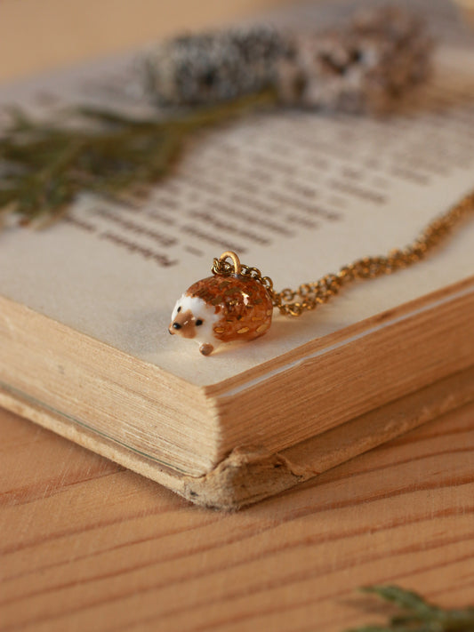 Hedgehog necklace