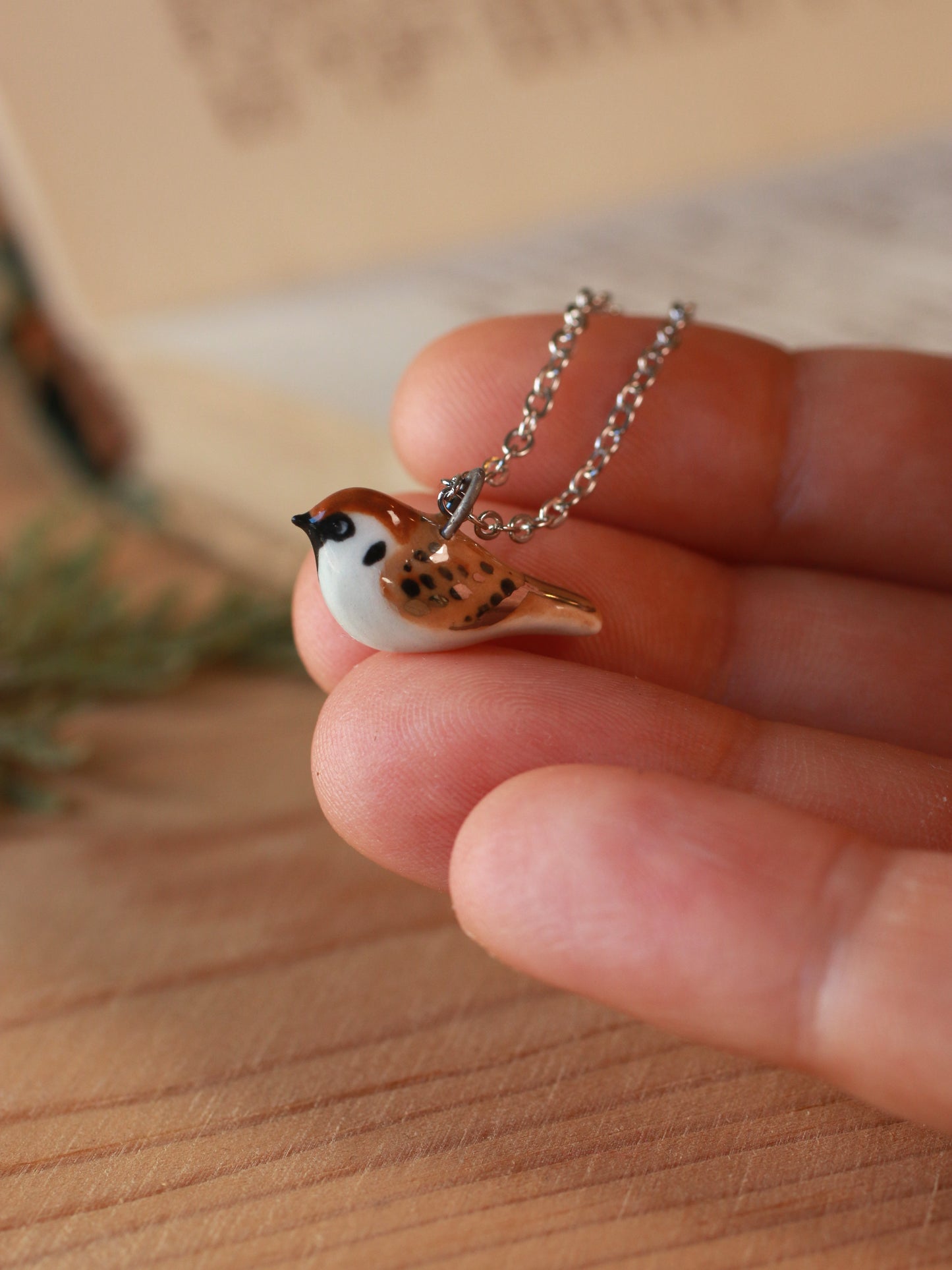 Sparrow necklace