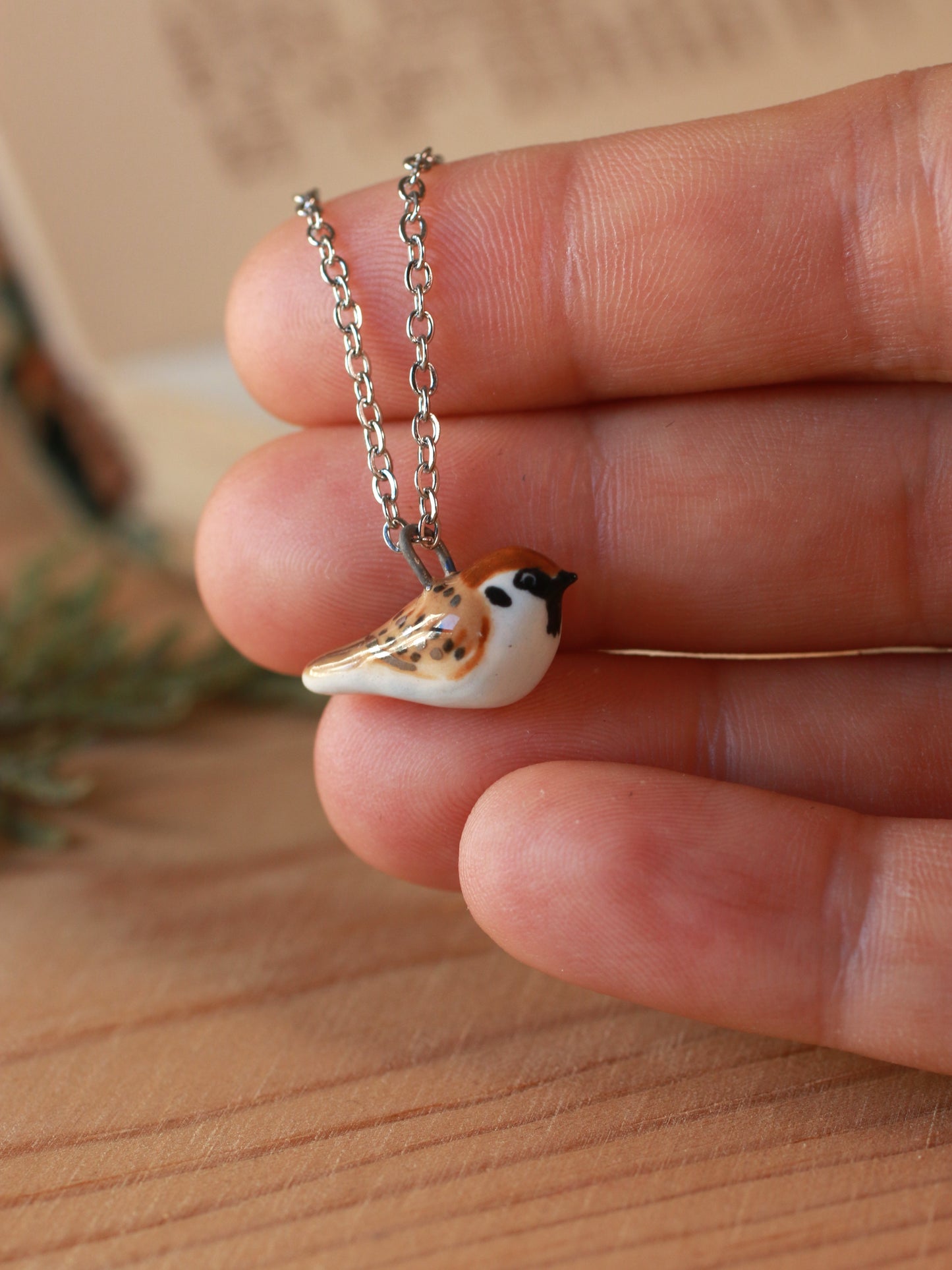 Sparrow necklace
