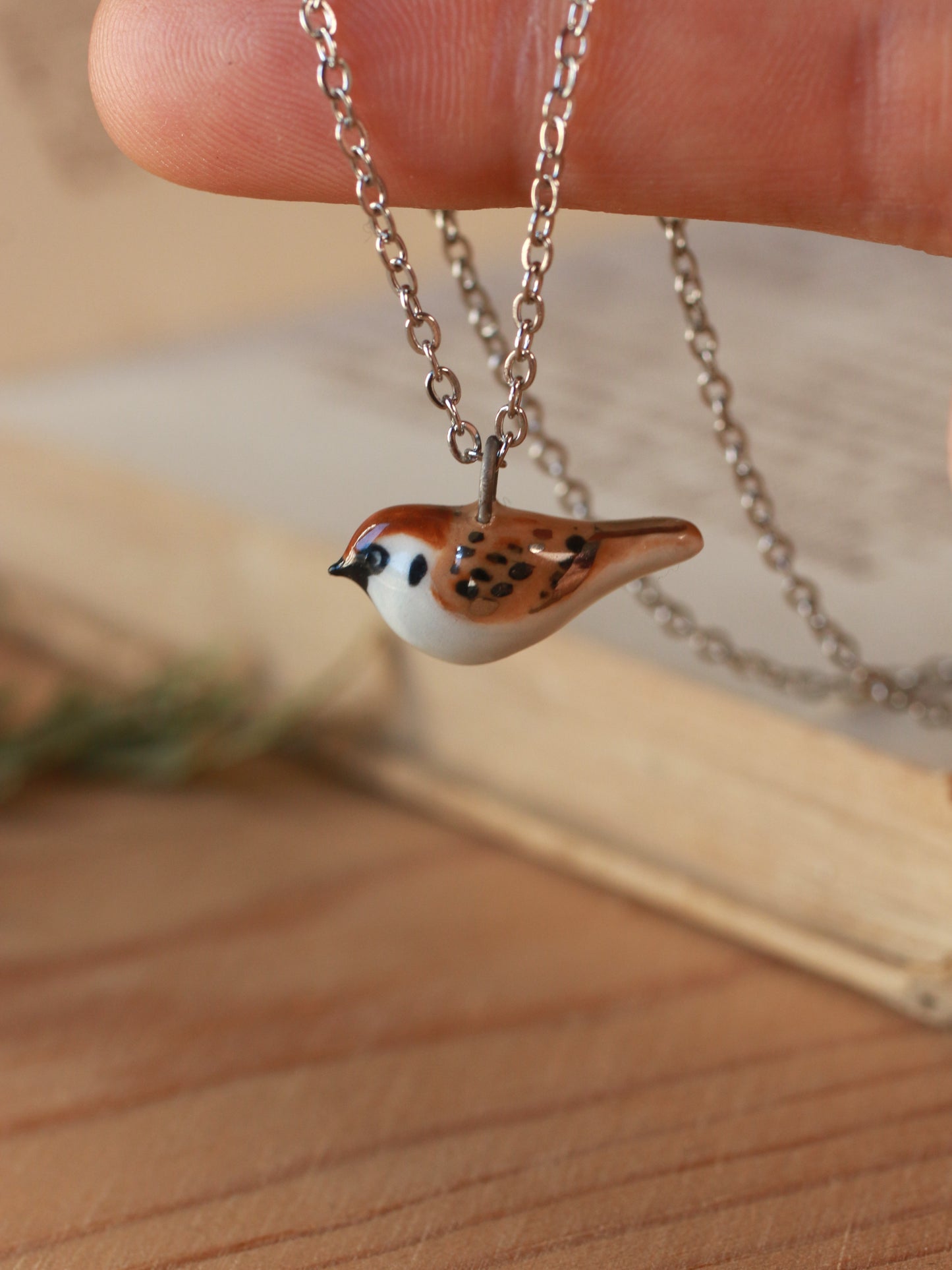 Sparrow necklace