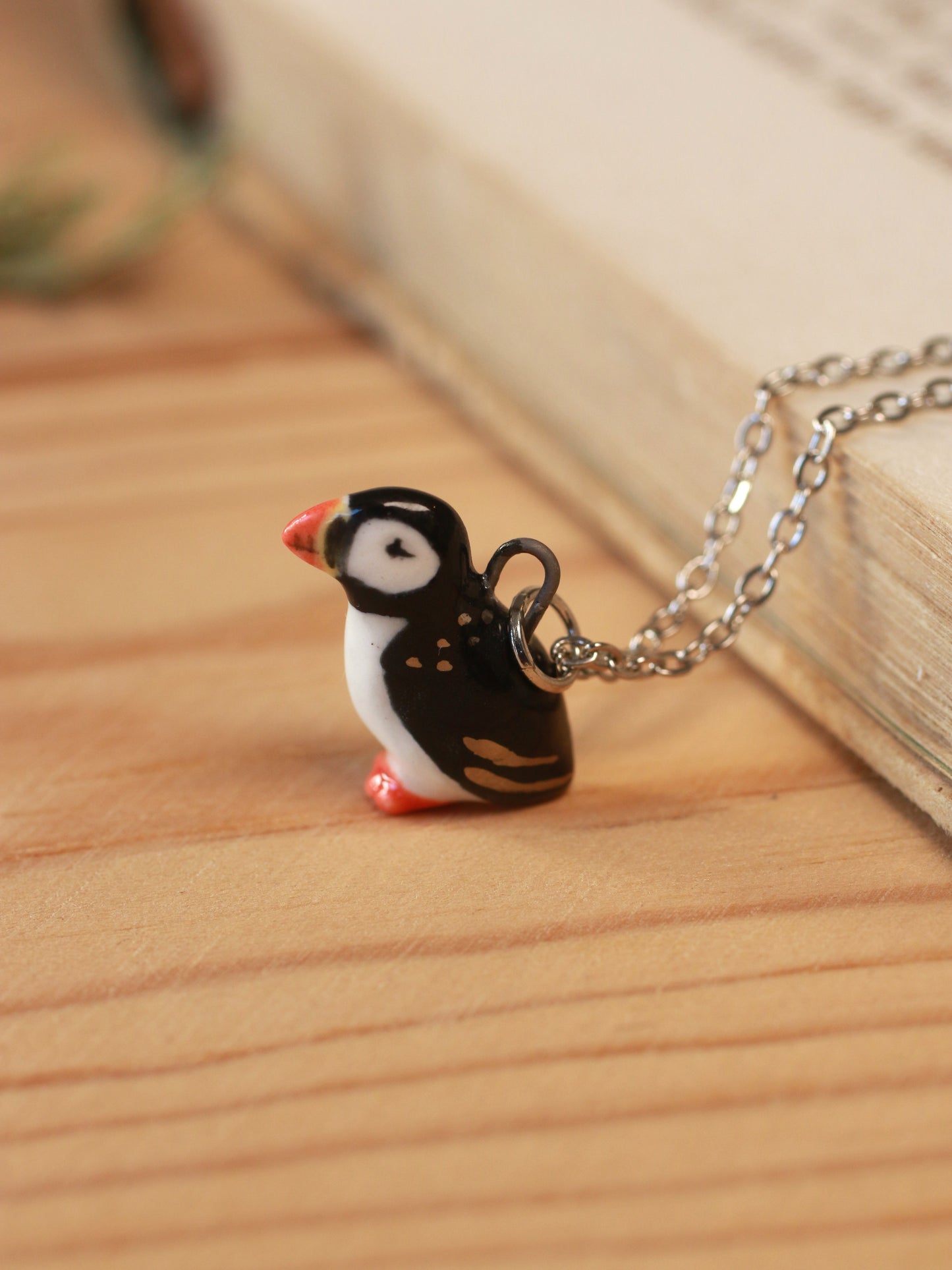 Puffin necklace