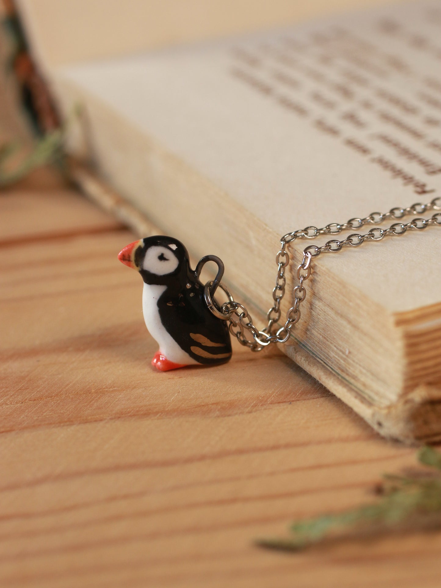 Puffin necklace