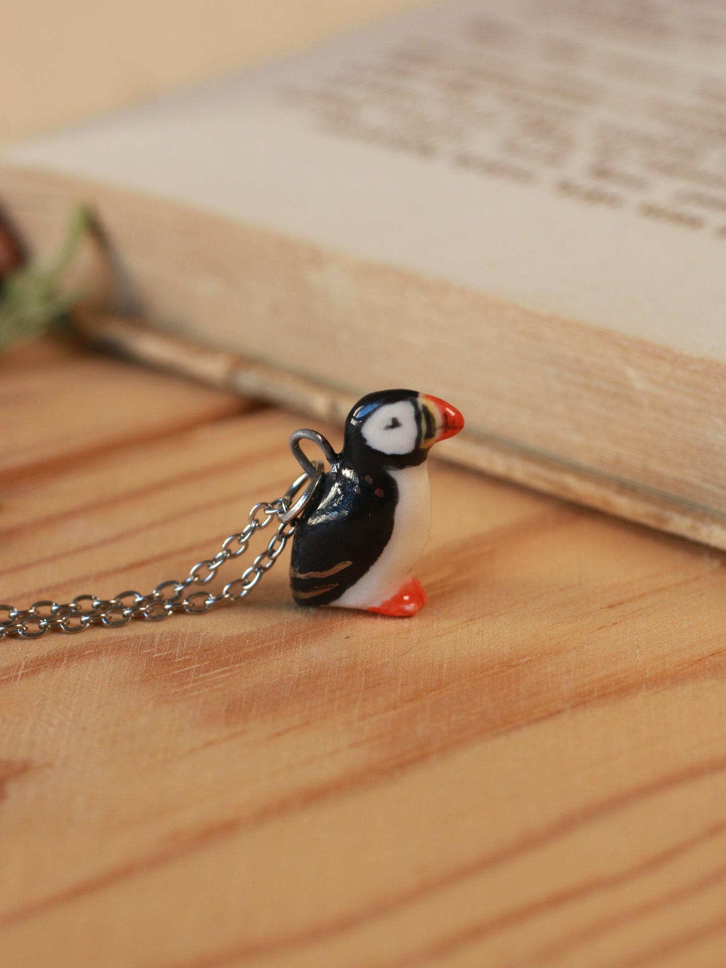 Puffin necklace