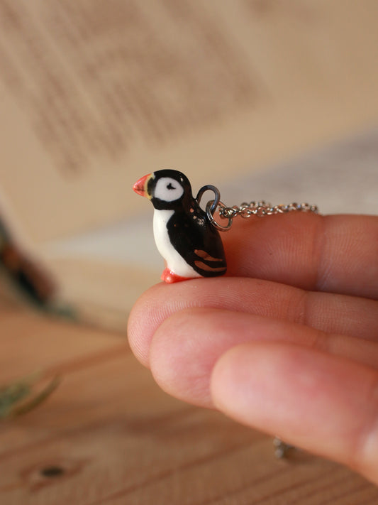 Puffin necklace