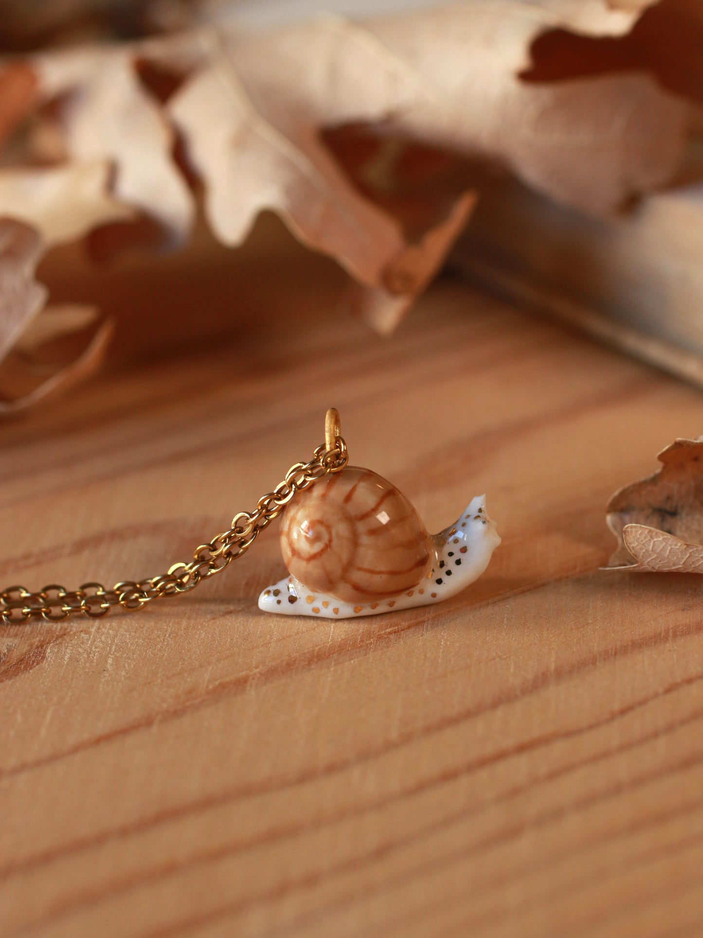 Snail necklace