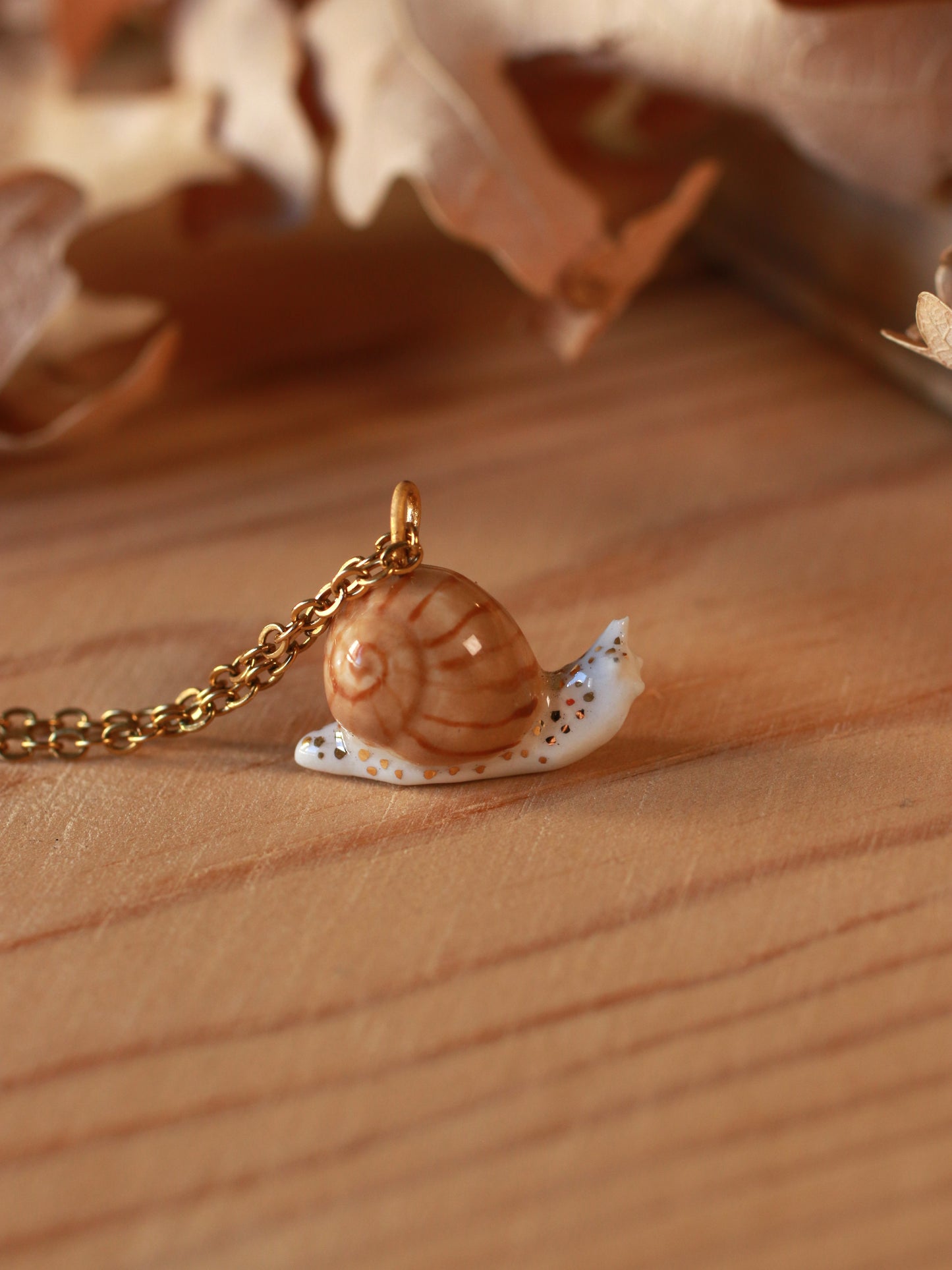 Snail necklace