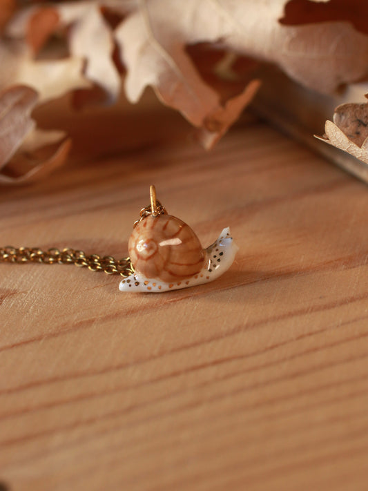 Snail necklace
