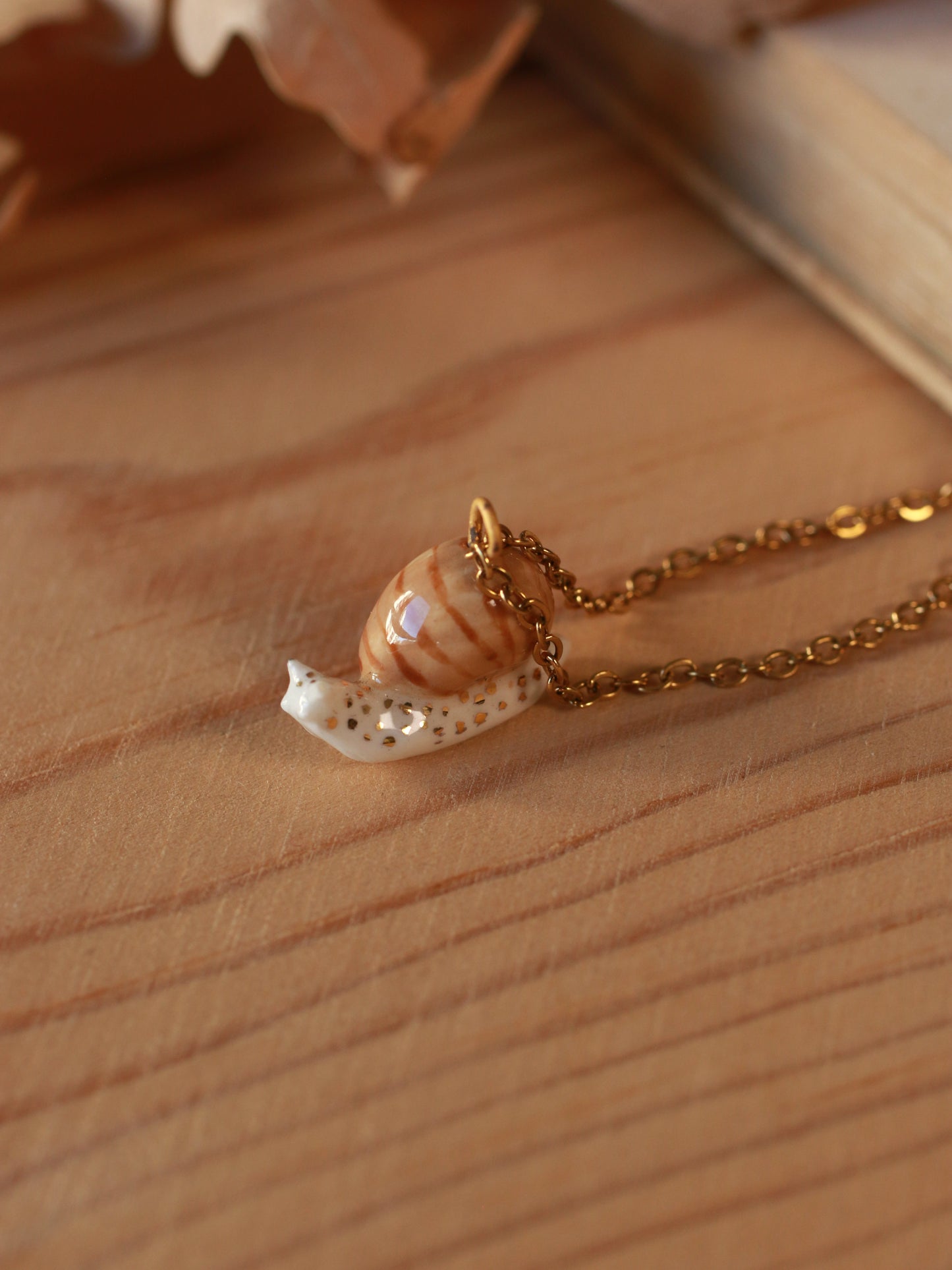 Snail necklace