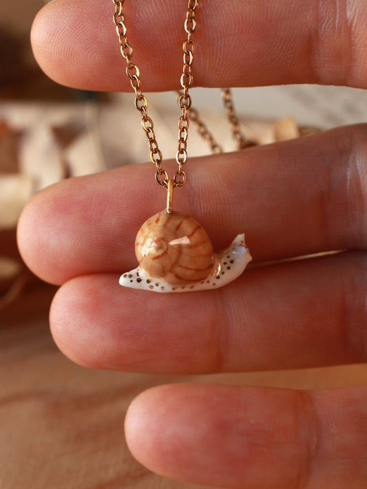 Snail necklace
