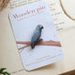 African grey parrot pin