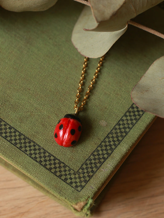 Ladybug necklace