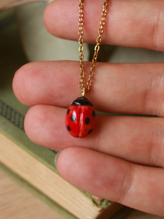 Ladybug necklace