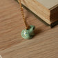 Frog necklace - 22k gold details