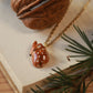 Sleeping Fawn necklace in a walnut box