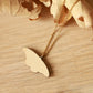 Monarch butterfly - wooden necklace