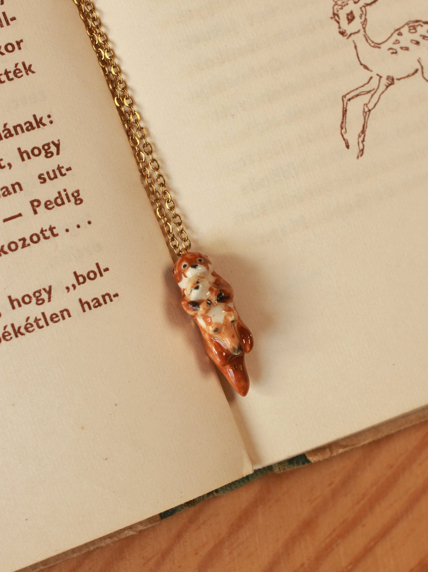 Otter mom with otter pup