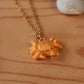 Happy crab necklace