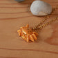 Happy crab necklace