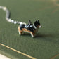 Black corgi necklace