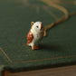 Barn owl necklace